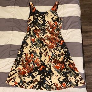 Red & Cream Cocktail Dress